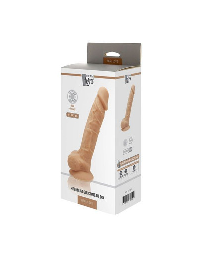 Телесный реалистичный фаллоимитатор DILDO 7INCH FLESH - 17,7 см.