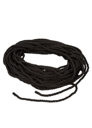 Черная веревка для шибари BDSM Rope - 30 м.