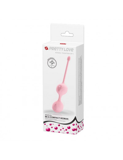 Нежно-розовые вагинальные шарики Kegel Tighten Up I