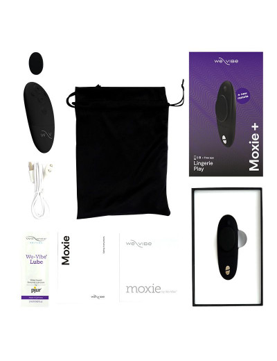 Черный вибратор в трусики We-Vibe Moxie+