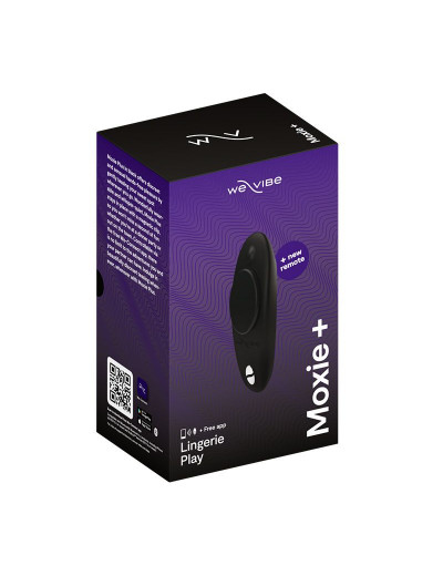 Черный вибратор в трусики We-Vibe Moxie+