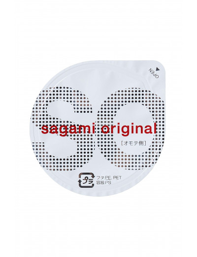 Ультратонкий презерватив Sagami Original 0.02 - 1 шт.