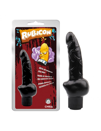 Черный вибратор-реалистик Obsidian Vibe Cock - 19 см.