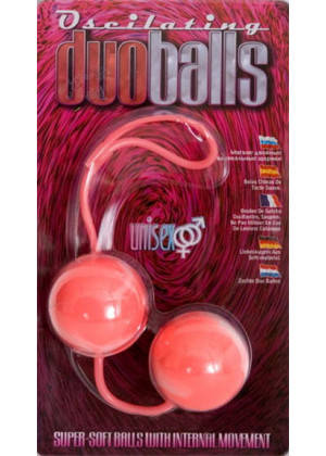 Вагинальные мягкие шарики MARBILIZED DUO BALLS PINK