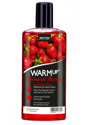 Разогревающее масло WARMup Strawberry - 150 мл. 