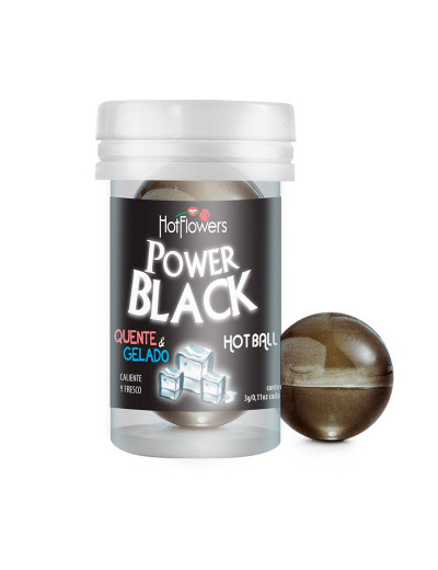 Интимный гель Power Black Hot Ball с охлаждающе-разогревающим эффектом (2 шарика по 3 гр.)