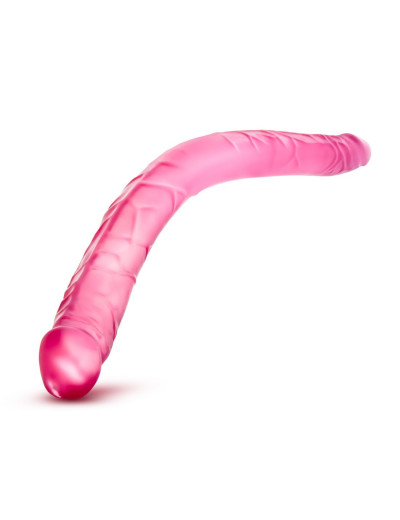 Розовый двусторонний фаллоимитатор B Yours 16  Double Dildo - 40,6 см.