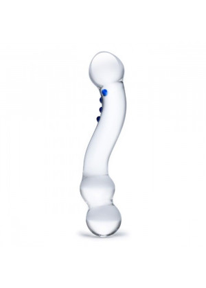 Изогнутый стеклянный стимулятор G-точки Curved G-Spot - 15,2 см.