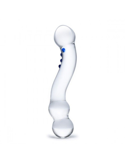 Изогнутый стеклянный стимулятор G-точки Curved G-Spot - 15,2 см.