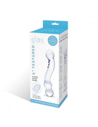 Изогнутый стеклянный стимулятор G-точки Curved G-Spot - 15,2 см.