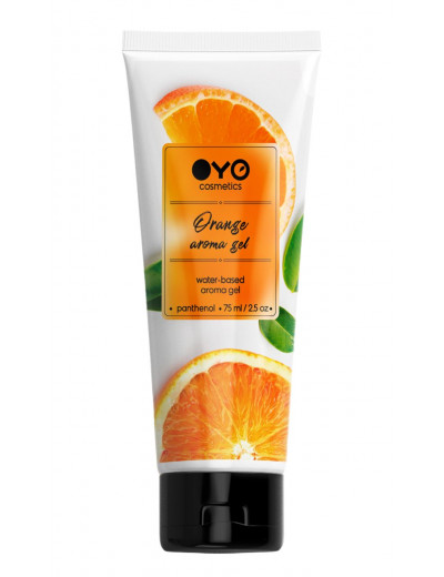 Лубрикант на водной основе OYO Aroma Gel Orange с ароматом апельсина - 75 мл.