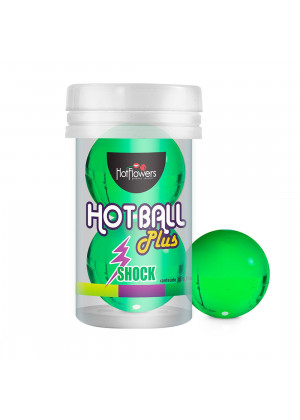 Лубрикант на силиконовой основе Hot Ball Plus с покалывающим эффектом (2 шарика по 3 гр.)