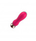 Розовый мини-вибратор Mini Vibrator с пультом ДУ - 12,5 см.