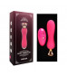 Розовый мини-вибратор Mini Vibrator с пультом ДУ - 12,5 см.