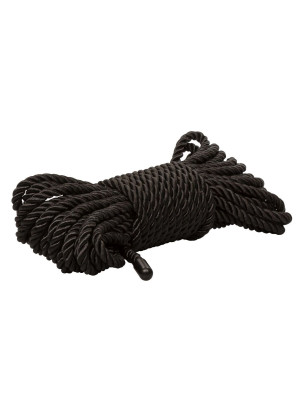 Черная веревка для бондажа BDSM Rope - 10 м.