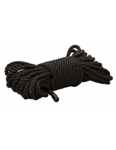 Черная веревка для бондажа BDSM Rope - 10 м.