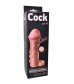 Фаллоудлинитель с кольцом COCK size M - 15 см.