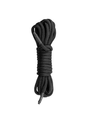 Черная веревка для бондажа Easytoys Bondage Rope - 5 м.