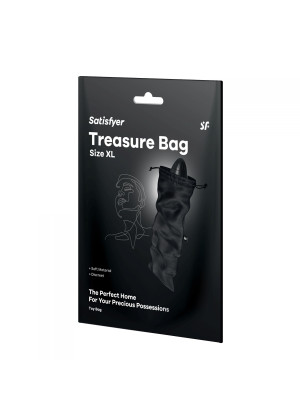 Черный мешочек для хранения игрушек Treasure Bag XL