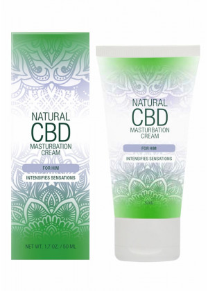 Крем для мастурбации для мужчин Natural CBD Masturbation Cream For Him - 50 мл.