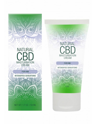 Крем для мастурбации для мужчин Natural CBD Masturbation Cream For Him - 50 мл.