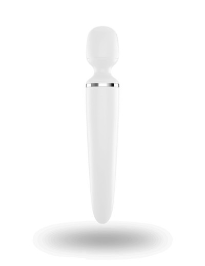 Белый вибратор Satisfyer Wand-er Woman