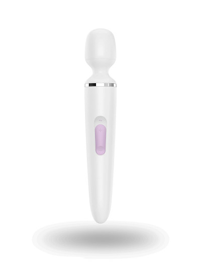 Белый вибратор Satisfyer Wand-er Woman