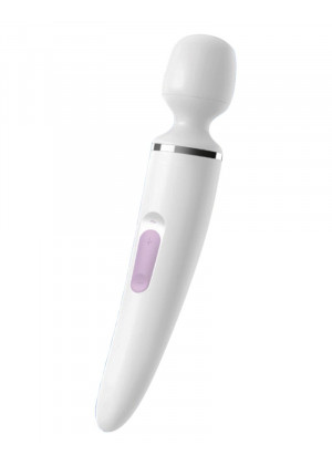 Белый вибратор Satisfyer Wand-er Woman