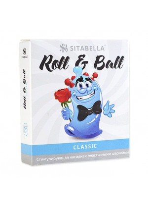 Стимулирующий презерватив-насадка Roll   Ball Classic