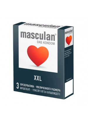 Презервативы увеличенного размера Masculan XXL - 3 шт.