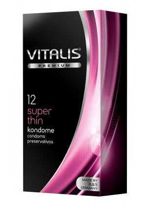 Ультратонкие презервативы VITALIS PREMIUM super thin - 12 шт.