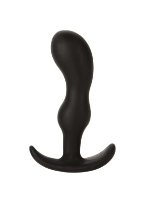 Черная анальная пробка для ношения Mood Naughty 2 4.5  Silicone - 11,4 см.