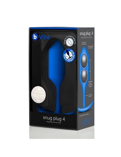 Синяя пробка для ношения Snug Plug 4 - 14,5 см.