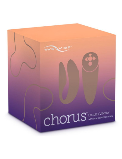 Фиолетовый вибратор для пар We-Vibe Chorus