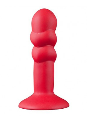 Красная анальная пробка SHOVE UP 5INCH SILICONE BUTT PLUG RED - 12,7 см.