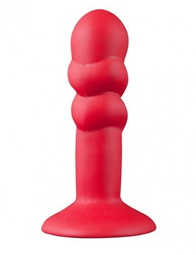 Красная анальная пробка SHOVE UP 5INCH SILICONE BUTT PLUG RED - 12,7 см.