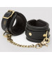 Черные наручники Bound to You Faux Leather Wrist Cuffs