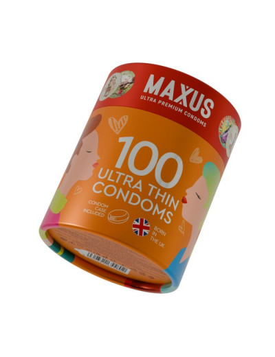 Ультратонкие презервативы Maxus Ultra Thin - 100 шт.