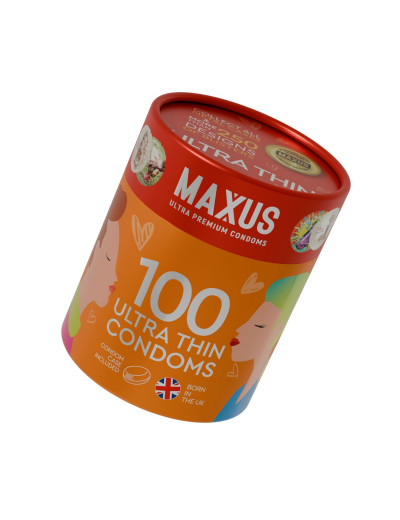 Ультратонкие презервативы Maxus Ultra Thin - 100 шт.