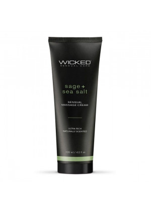 Массажный легкий крем WICKED Sage plus Sea Salt - 120 мл.