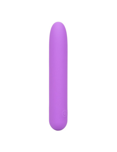 Фиолетовый мини-вибратор Bliss Liquid Silicone Mini Vibe - 10,75 см.