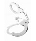 Металлические серебристые наручники Designer Metal Handcuffs