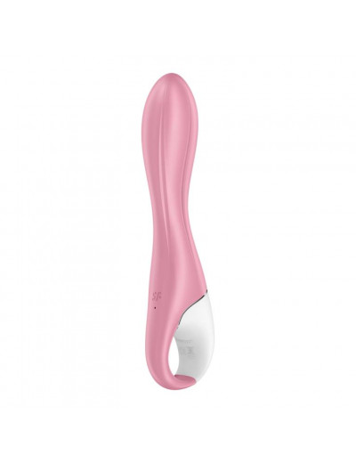 Розовый вибромассажер с функцией расширения Air Pump Vibrator 2 - 20,9 см.