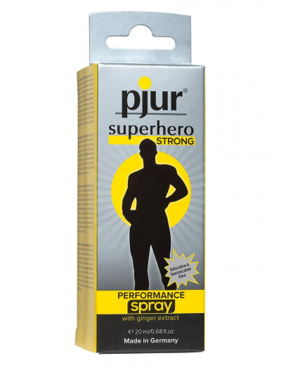 Спрей-пролонгатор длительного действия pjur SUPERHERO Strong Spray - 20 мл.