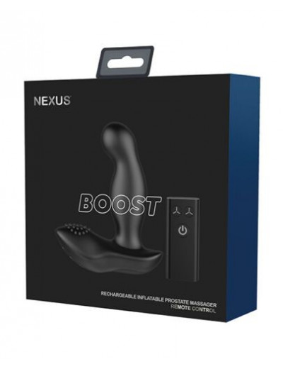 Черный стимулятор простаты Nexus Boost