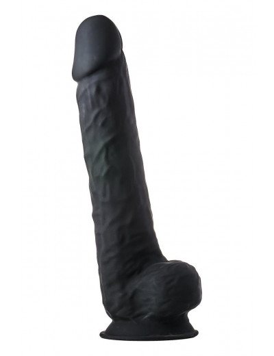 Черный фаллоимитатор-гигант XXL Dildo - 38 см.