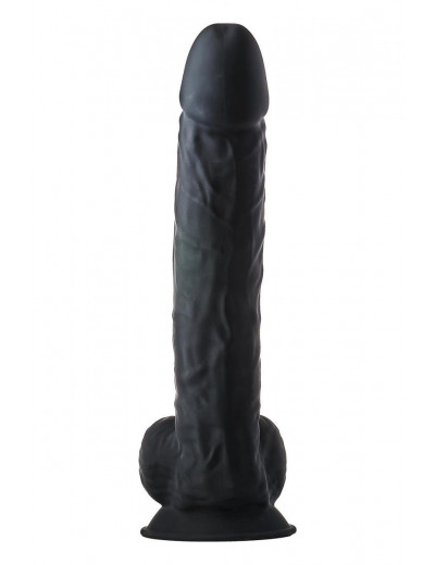 Черный фаллоимитатор-гигант XXL Dildo - 38 см.