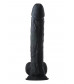 Черный фаллоимитатор-гигант XXL Dildo - 38 см.