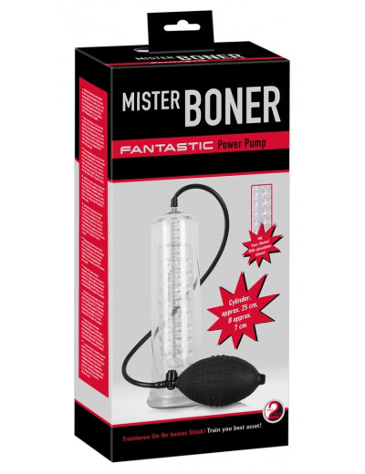 Помпа для пениса Mister Boner Fantastic - 22 см.