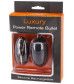 Черное виброяйцо с пультом ДУ LUXURY POWER REMOTE BULLET